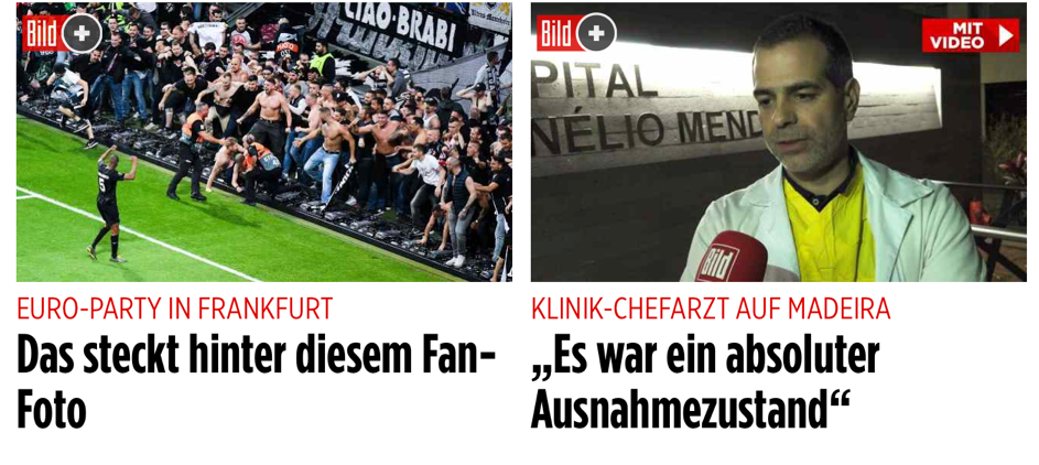 Bild-Zeitung Clickbaiting