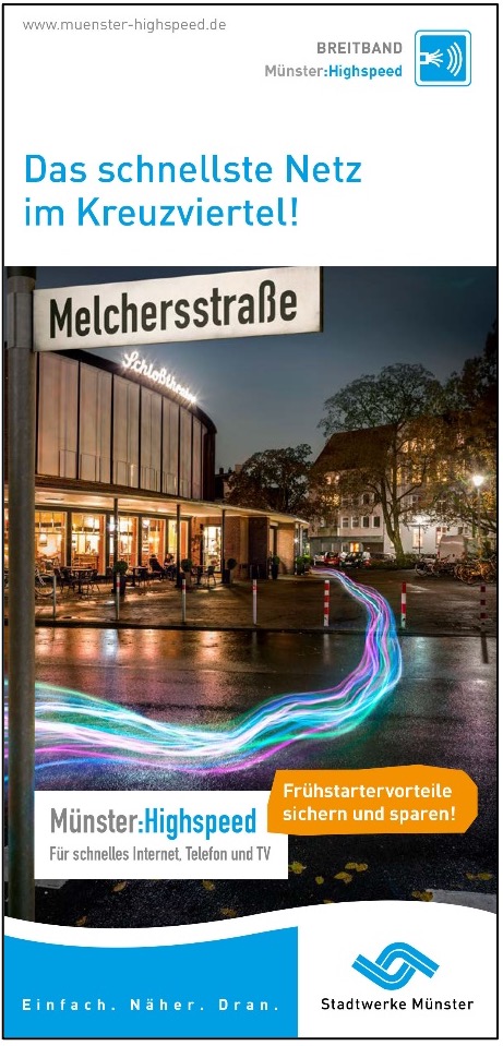2017: Flyertitel der Kampagne für das Pilotgebiert Kreuzviertel.