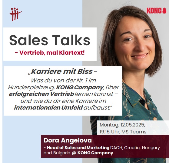 Sales Talks - Vertrieb, mal Klartext! mit Dora Angelova, Head of Sales Kong Company